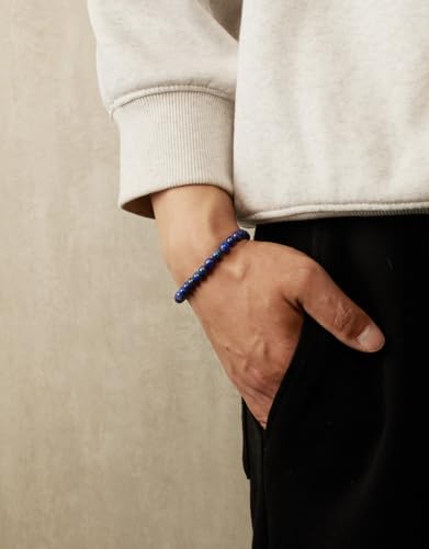 Landorilo Bracelet en Pierres Naturelles pour Femme, Lapis Lazuli – vue 3