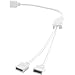 ABI 1:2 4-pin Female Power Splitter Cable for RGB LED Light Strip (2-Pack)