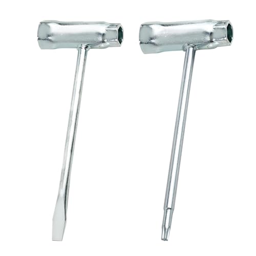 DemJamr 2pack Chainsaw Tool Set, Combination 13 x 19 mm Chainsaw T-Wrench Scrench & T27 Screwdriver for Stihl Makita Husqvarna Dolmar Partner Echo Jonsered Poulan John Deere Chainsaws