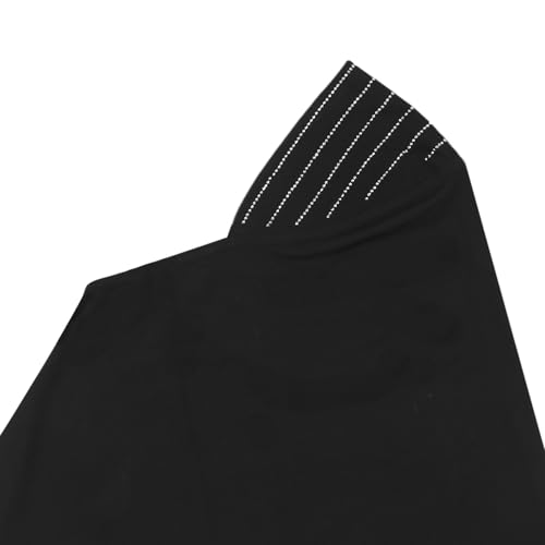 Women's Shiny Rhinestone Muslim Instant Hijab Scarf Fashion One Piece Amira Islamic Headscarf Shawl Wraps3