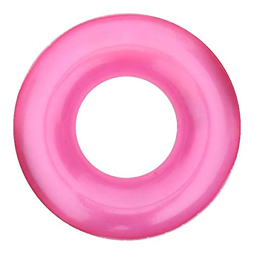 Kurala Inflatable Pool Float Tube, Transparent Swimming Ring With Colorful Sparkling Glitters For Kids Adults, 3 Pack 32.5 Inches #TOP4