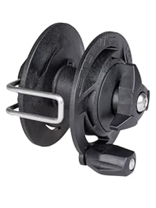 SALVIMAR Mini Reel 50 Rolle für Arbalete Herren, schwarz, Kapazität 50 m x 1,5 mm