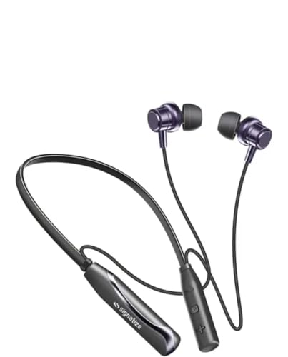 Image of Signature Wireless Neckband Earphones, Bluetooth in-Ear Headphones with Magnetic Buds, Black