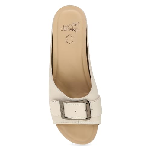 Dansko Adeline Heeled Slide Sandal for Women - Hand-Crafted Wooden Outsoles - Memory Foam Footbeds and Rubber Padded Outsoles for Comfort and Durability2