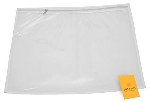 Image of Non-Woven Saree Storage Covers | Pack of 6 Lightweight Dustproof Organizer Bags | Durable Multi-Utility Covers for Safe Saree Storage | Modern Closet Design (White)