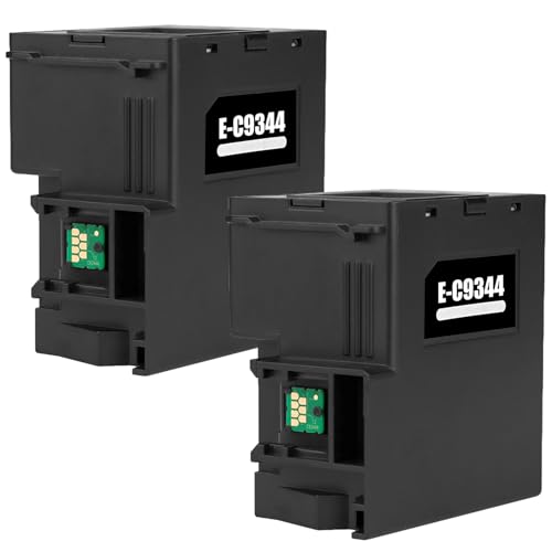 SHUOLEI C9344 Caixa de manutenção compatível com Workforce WF-2930 WF-2950 WF-2810 WF-2830 WF-2850 W