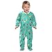 Emelivor Vegetables Fruits Teal Unisex Baby Newborn One-Piece Pajamas Cotton Sleepwear Outfits for Boys Girls