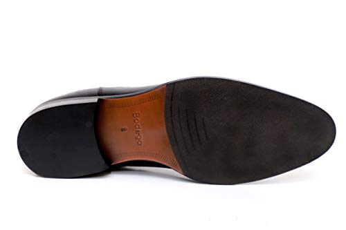 Image of Real Leather Men Black Chelsea Boot