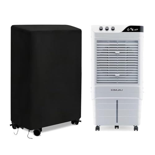 Image of Air Cooler Cover | Bajaj DMH 90 Neo 90L Litre Cooler Cover | Polyster | Black (90 ltr)