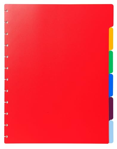 Intercalaires polypro Exacompta pour trier les cours et ranger le grand classeur de bureau