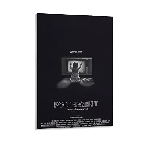 Carteles de terror Poltergeist impresos en lienzo de pared Cover