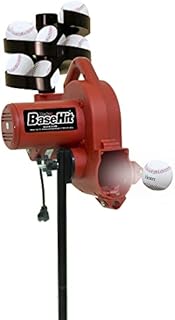 Heater Sports Base Hit Lite & Real Baseball Pitching Machine | Great for All Ages for Hitting and Fielding
