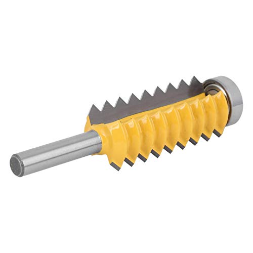 Jeu d'embouts pour fraise, fraise à bois 8 points, rail, fraise à épicéa, réversible, colle à doigts, fraise pour le travail du bois (8 x 55 lames à dents multiples)