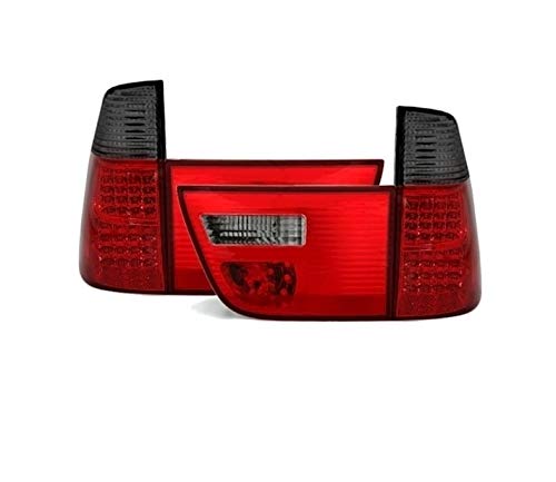 Feux arrière à LED pour BMW X5 e53 stop infiltration eau verre transparent rouge