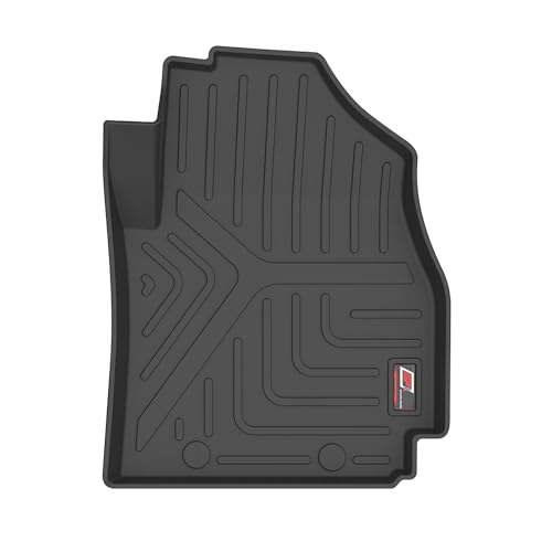 Image of GFX TPV Premium 3D Life Long Car Floor Mats Compatible with Seltos (2023) Onwards, Black