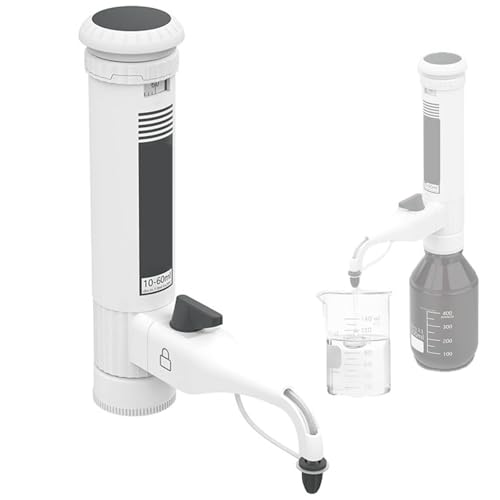 Distributeur flacon laboratoire double valve sécurité 5 connecteurs filetés