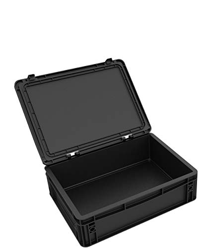 Eurobox ESD Ed 43/12 HG bac de rangement conducteur pour matériel électronique