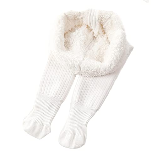 Meias grossas para bebês – Leggings forradas quentes – Calças compridas de algodão para crianças e b