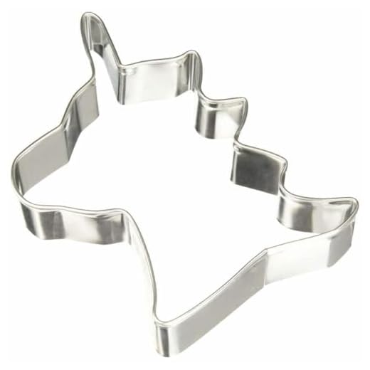 Ann Clark Cookie Cutters Unicorn Head Cookie Cutter, 4"