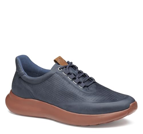 Image of Johnston & Murphy Men's Amherst 2.0 Embossed Leather U-Throat Casual Shoe