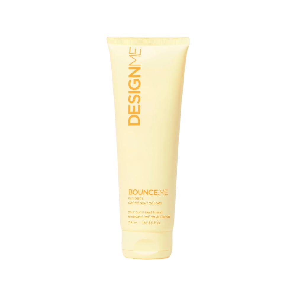 DESIGNME BOUNCE.ME krem do lokowania włosów, wzmacniacz loków z olejkiem arganowym, balsam do kręcenia włosów, bez siarczanów, 250 ml