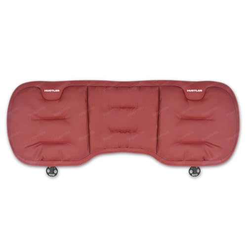 スズキ ハスラー カークッション 車 シートカバー レザー 防水 防汚 カーシート クッション ハスラー MR52S MR92S トハイエンド 運転 腰枕 背もたれ 通気性 運転席 助手席 後部座席 車 座布団 四季汎用 柔らかい(レッド,1個 後席一体型