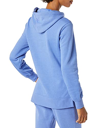 Amazon Essentials Women's French Terry Hooded Tunic Sweatshirt, Blue, Large - image 2