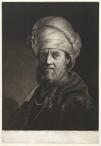 Retrato busto de un hombre con turbante Pieter Louw lienzo decoración paredes solución salón vacío
