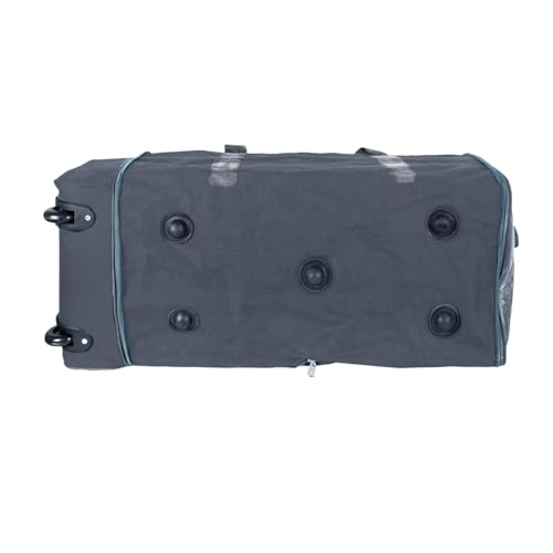 NISUN Nylon 83 Cm Extra Large Travel Duffle Bag, Luggage Bag Covertible Trolley Duffel Storage Bag with 2 Wheels & Pull Handle - (Grey, 83x36cm) 8 31AibcrpdDL