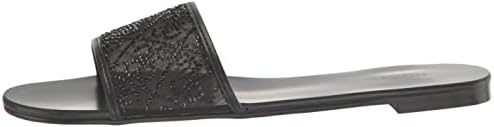 GUESS Women's NORRIN Sandal, Black, 7.5 | Image 7