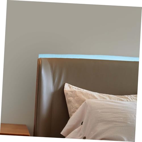Almohada cuña para cabecero de cama azul relleno de espacio de colchón 5