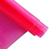 ONEART | 12 Gauge Clear Tinted Plastic Vinyl, 16"x48" See Through Vinyl Fabric-Pink #1