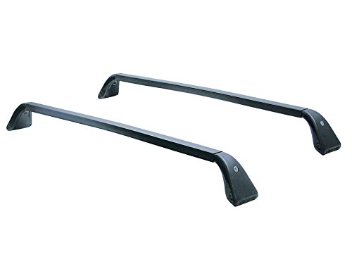 Barres de toit Prealpina LP51 pour Fiat Qubo sans railing de 2008 à installer sur toit lisse