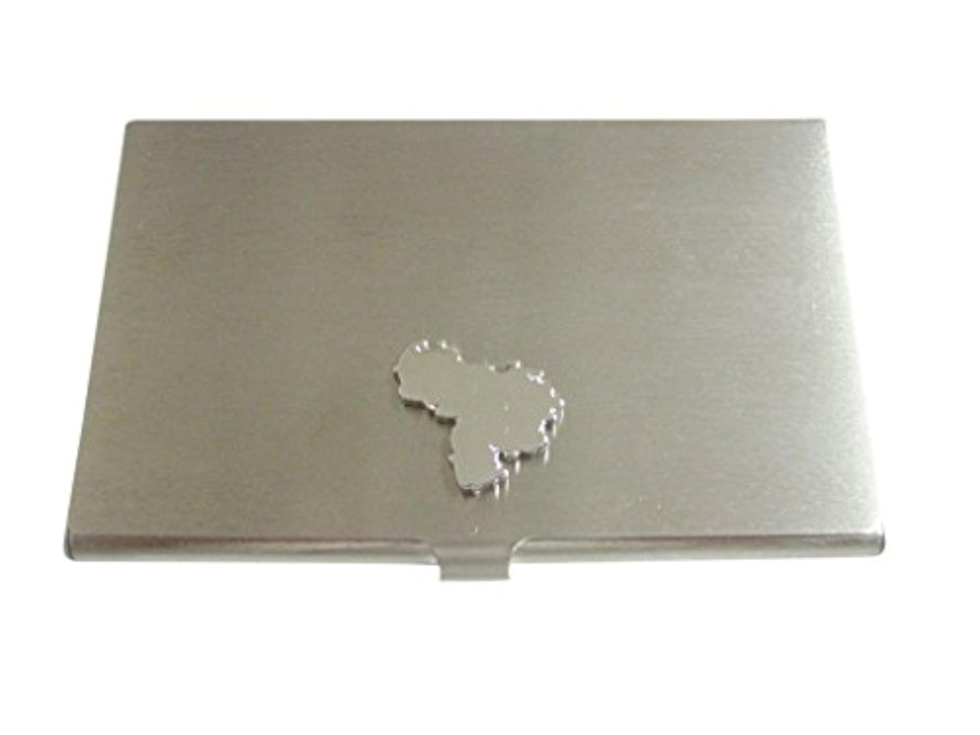 Venezuela Map Shape Business Card Holder