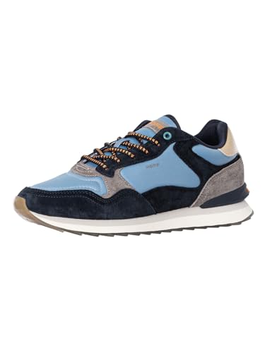 Strasbourg Mens Casual Trainers in Navy Blue
