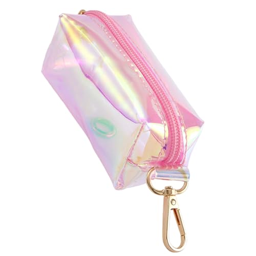 ZHGFXIN Elegante bolsa reflectante para residuos de mascotas con soporte integrado para pala y dispensador de bolsas de residuos para mascotas al aire libre, funda de piel para limpieza de mascotas
