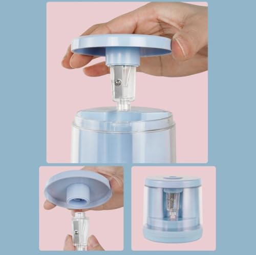 Apontador De Lápis Elétrico Prático e Seguro Apontador De Lápis Automático Elétrico por Pilhas Apont