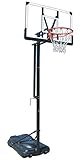 First Team Invader Steel-Plastic Portable Basketball System44; Black