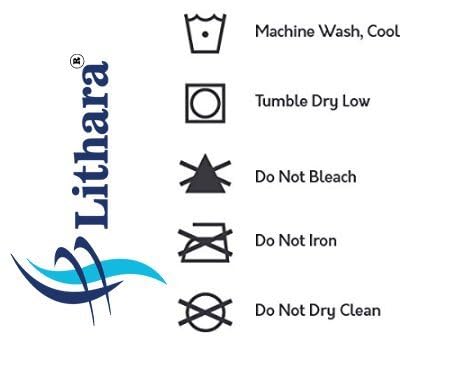 Image of Lithara Waterproof Front Load Washing Machine Cover For 6 kg, 6.2 Kg, 6.5 Kg, 7 Kg (Design 20)