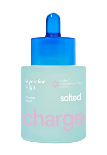 salted. Hydration High | Sérum hialurónico Plumping | 30 ml | Hidratante Intenso | Acolchado | Piel fresca | Con SeaSync™, ácido hialurónico 4 veces y glicerina