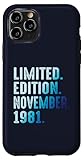 Photo Gallery novembre 1981 anno 1981 retro 1981 vintage edizione limitata custodia per iphone 11 pro Photo Gallery novembre 1981 anno 1981 retro 1981 vintage edizione limitata custodia per iphone 11 pro
