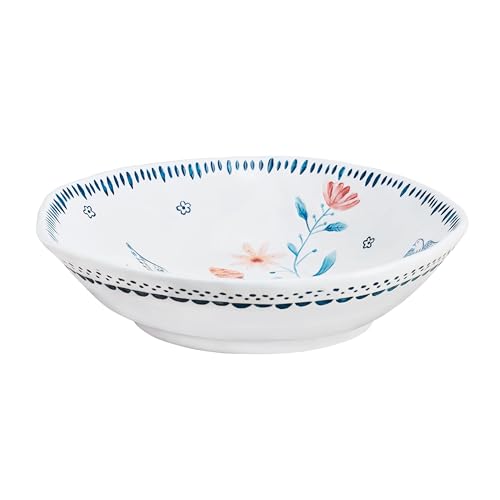 Fitz and Floyd Gracie Serving Bowl, White, 10 Inch