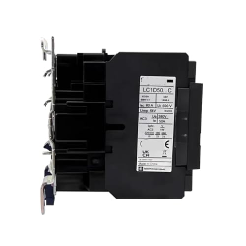 Contactor LC1D50M7C 3 polos para arrancar motores de 22 kW en sistemas de ventilación 3