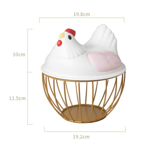 Cesta para huevos portátil que evita roturas y decora tu encimera 8