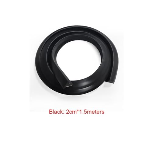 Guardabarros de coche universal con diseño de arco expansor negro y kit anticolisión 2