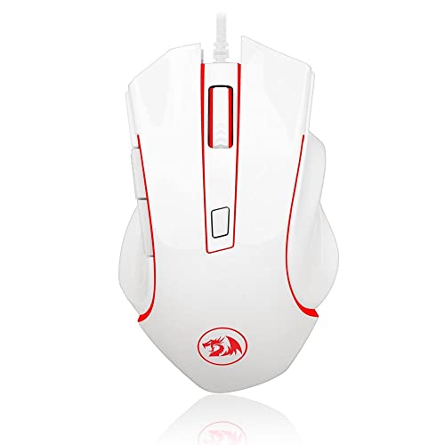MOUSE GAMER REDRAGON NOTHOSAUR BRANCO - M606W glide