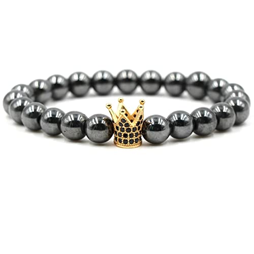 Bracelet en pierre d'agate ajustable pour poignet sans gêne
