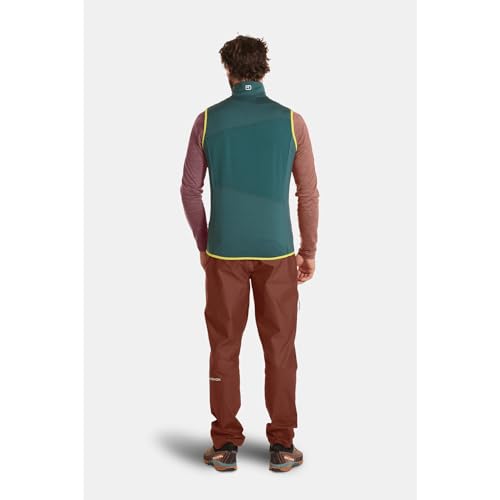 Ortovox Men’s Fleece Grid Vest, High Alpine Quick Drying Zip Up Vest with Merino Wool for Skiing, Climbing & Mountaineering4