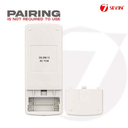Image of 7SEVEN AR-RCE3E Compatible with O General AC Remote Control Original Model Suitable for 1 1.5 2 ton Split or Window ac - Match Exactly with Old Model 113A for Better Performance
