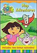 Hardcover Dora the Explorer:Map Adventures Book